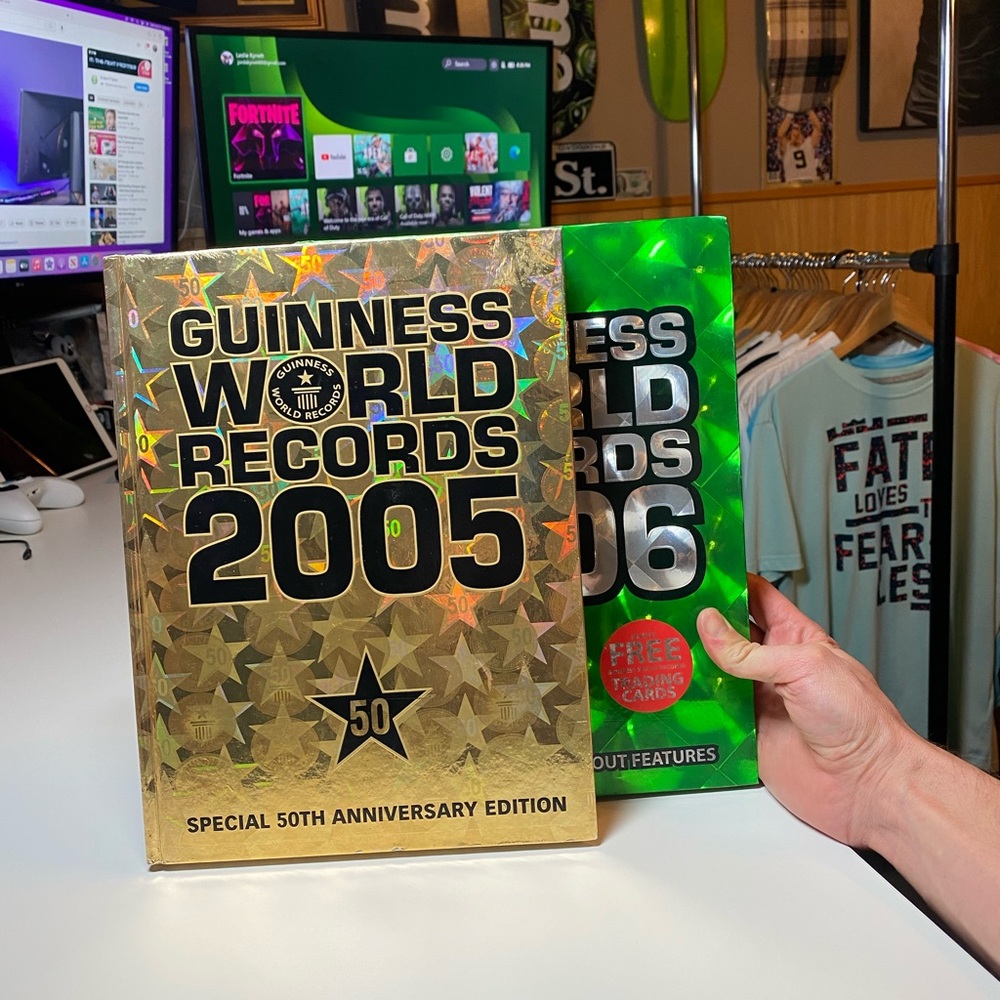 05 , 06 guinness world records books special 50th